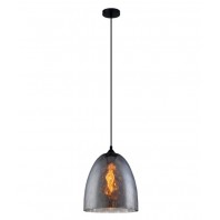 CLA-Chuva: Smoke Black Glass with Rain Drop Effect Pendant Lights